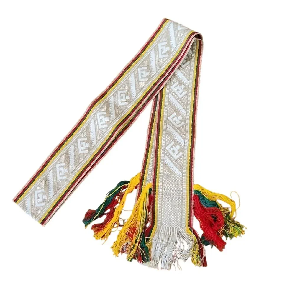 New without tag, vintage authentic Lithuanian woven belt sash juosta
